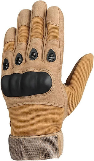 Tactical Military Survival Gloves XL Wrist Knuckle Protection – Khaki 35p-14456_k