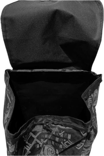 Stoff Einkaufswagen Klappbar Schwarz 48x30x98cm