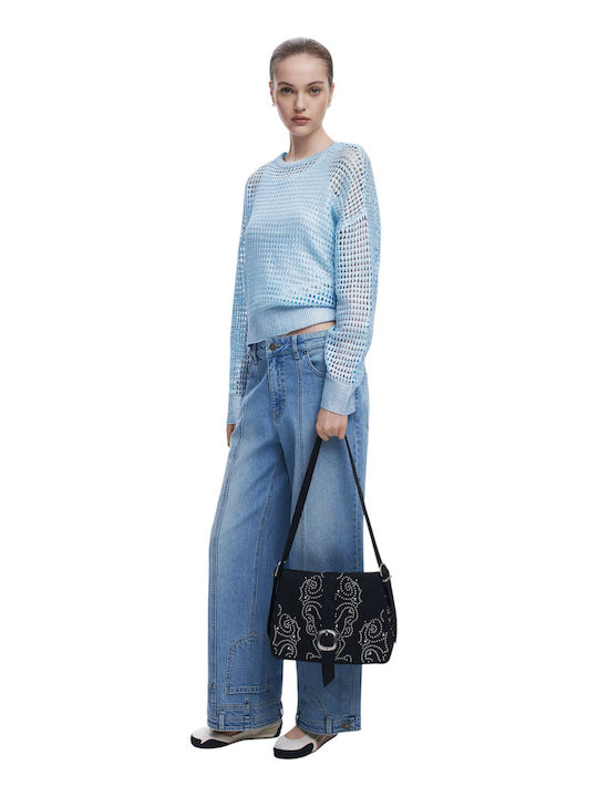 Poker Face Posadas Damen Schultertasche Schwarz