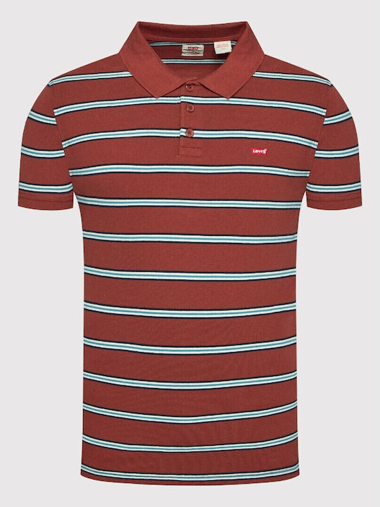 Polo Short Sleeve Blouse Burgundy