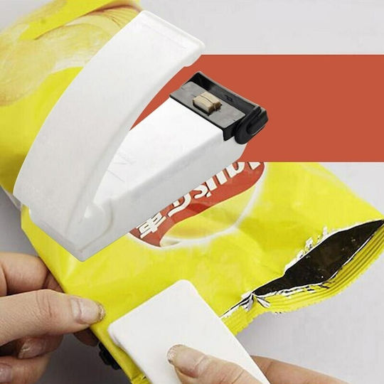 Portable Packing Sealing Machine 10 X 3.8 Cm White
