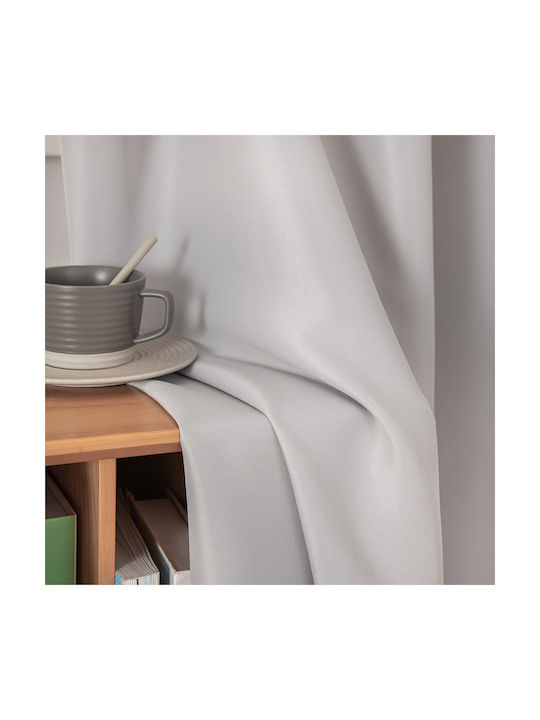 Beauty Home Vorhang mit Grommets Art 8443 Grau 140x270cm