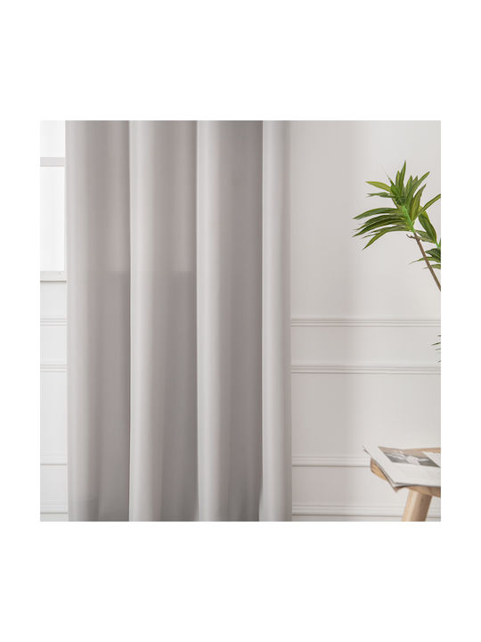 Beauty Home Vorhang mit Grommets Art 8443 Grau 140x270cm