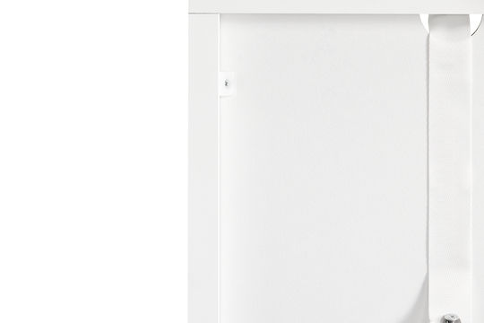 SoBuy Cabinet de baie L30xA30xÎ89cm Alb