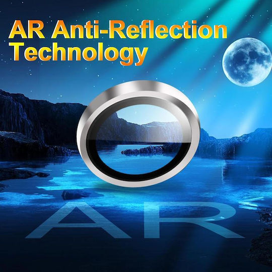 Camera Protection Tempered Glass Silver for the Samsung Galaxy A55 5G