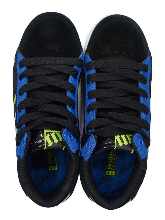 Adidași Tip Botine Pentru Bărbați Negru / Albastru / Lime