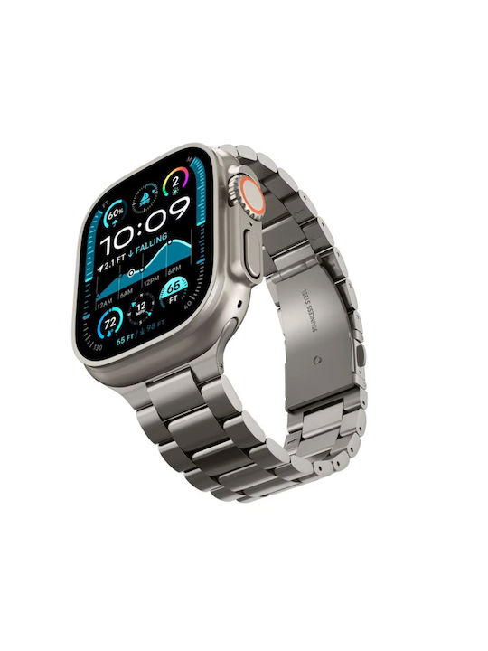 Spigen Modern Fit Strap Stainless Steel Beige (Apple Watch 49mm, 46mm, 45mm, 44mm - Spigen)