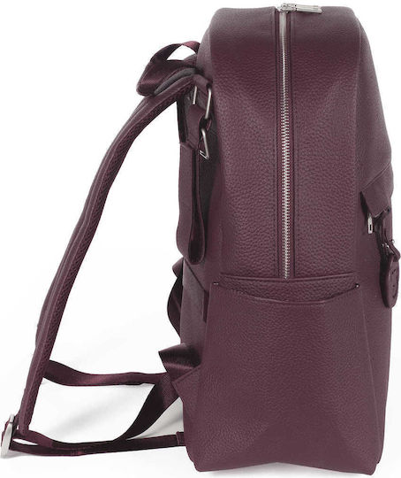 Pasito a Pasito Diaper Bag London Burgundy 35x38x16cm.