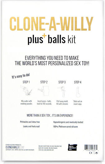 Clone A Willy Plus & Balls Gießset Sexy Geschenke