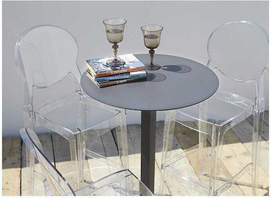 Igloo 64/75 Stool Bar - Înălțime scaun 65cm, 100 - Transparent
