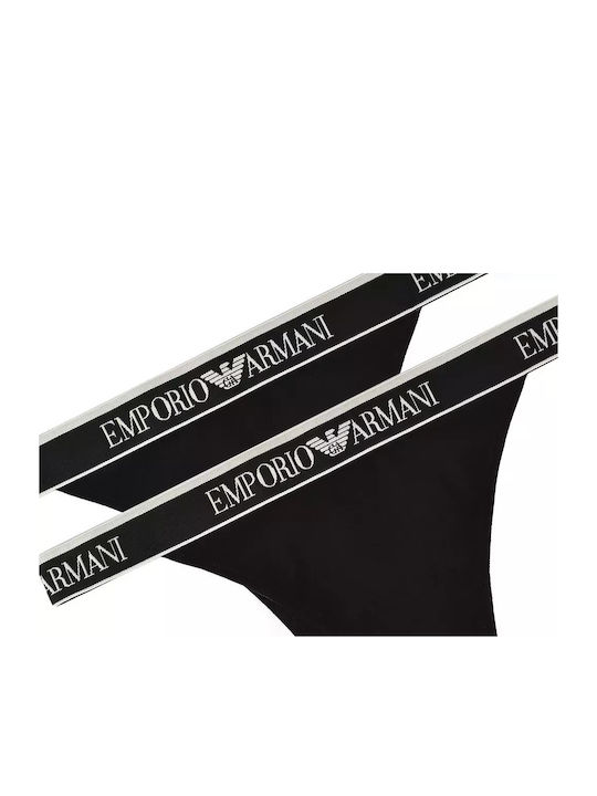 Women's String 2Pack Black