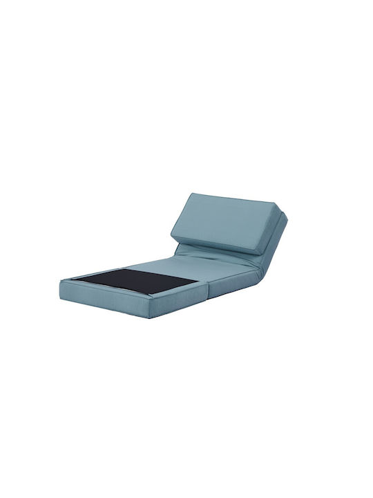 Multifunctional Bean Bag Chair Waterproof Light Blue 62x74x80cm