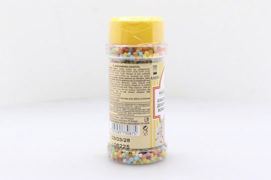 Confetti Crispo Βρώσιμα Διακοσμητικά Πολύχρωμα 100gr