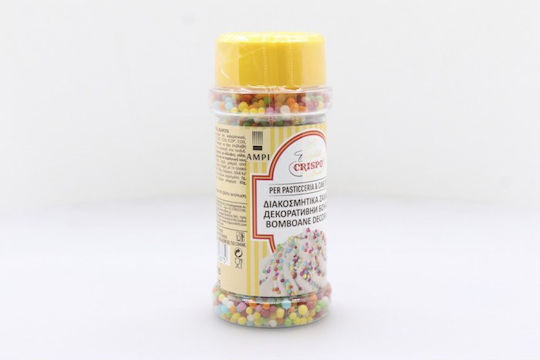Confetti Crispo Βρώσιμα Διακοσμητικά Πολύχρωμα 100gr