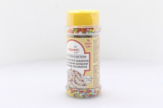 Confetti Crispo Βρώσιμα Διακοσμητικά Πολύχρωμα 100gr