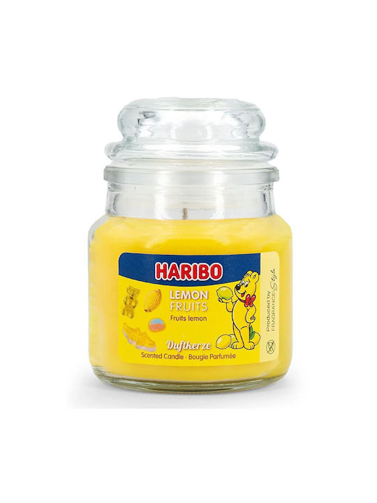 Haribo Lumânare Aromată Borcan cu Aromă Lămâie 85gr 3buc