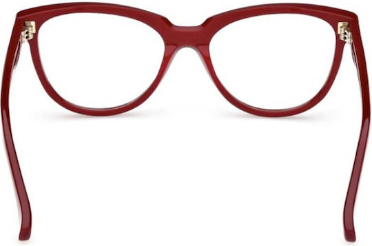 Max Mara Rame Ochelari Pentru Femei Acetat Ochi De Pisică Burgundy MM 5143 066