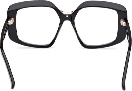 Max Mara Rame Ochelari Pentru Femei Acetat Negru MM 5131-B 001
