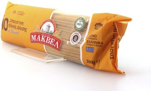 Makvel Spaghetti Nummer 10 Bio-Produkt Βρώμης Ολικής Άλεσης 500gr