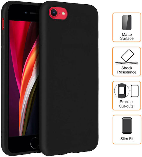 Classic Case Iphone 6s 6 Silicone Matte Surface Ultraslim Black