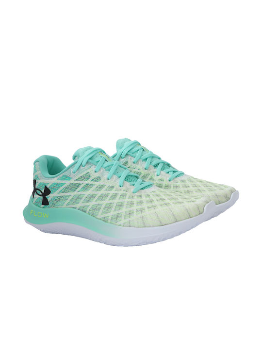Flow Velociti Wind 2 Sport Shoes Running White / Green Breeze / Black