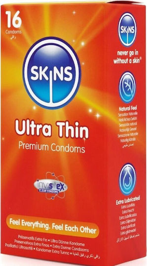 Skins Condoms 116pcs Thin for Natural Feeling Natural
