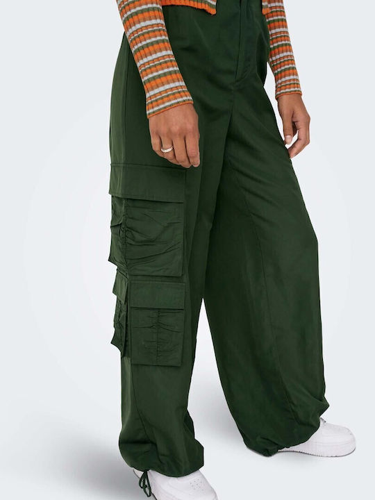 Mw Dama Tesatura Pantaloni Cargo Kaki