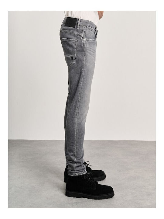 Flexy Ανδρικό Παντελόνι Τζιν με Skinny Εφαρμογή Γκρι