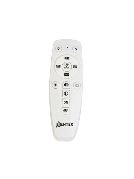 Lightex Caterina Ceiling Mount Light Black with Integrated LED and Remote Control