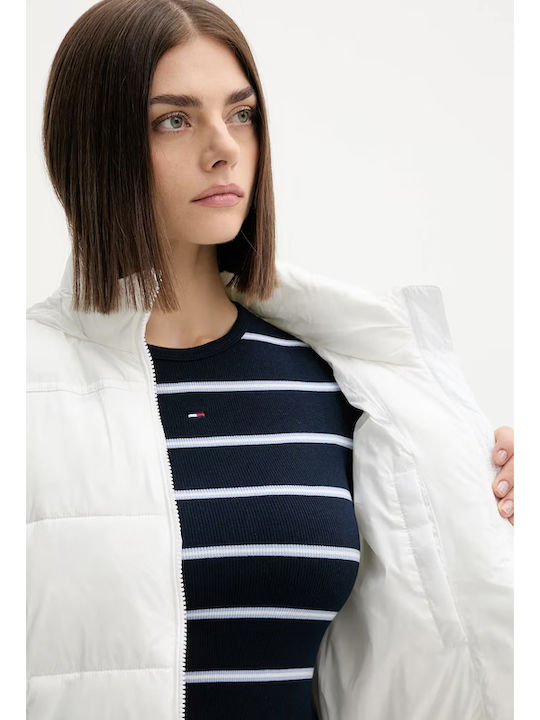 Damen Puffer Jacke für Winter White