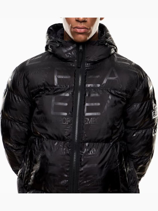 Geacă Puffer Negru