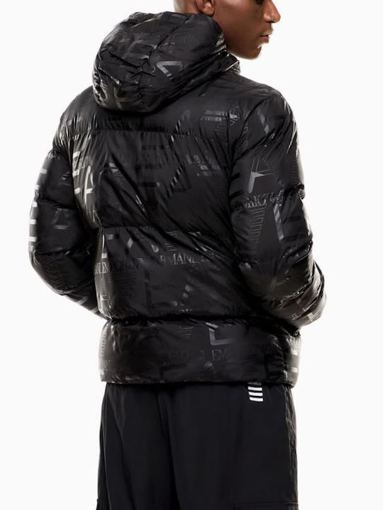 Geacă Puffer Negru