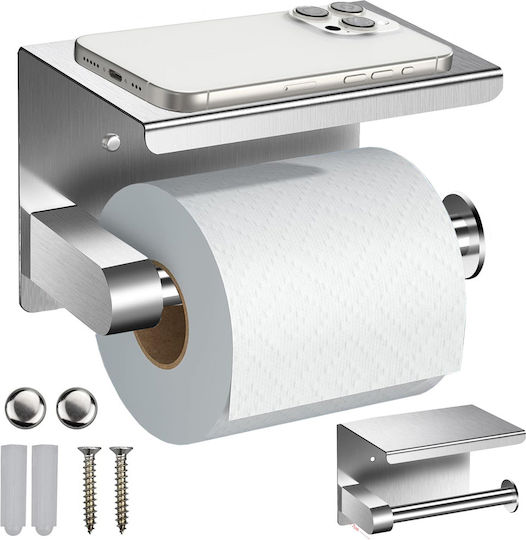 Verk Group Wall Mounted Paper Holder Silver