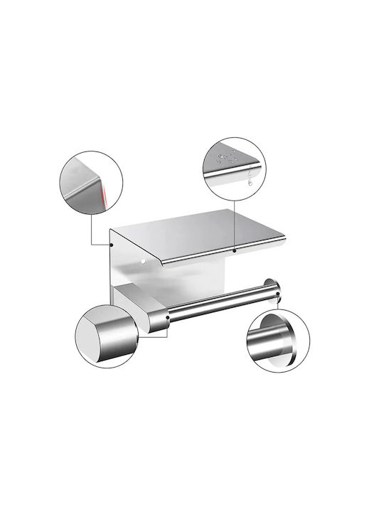 Verk Group Wall-mounted Paper Holder Silver