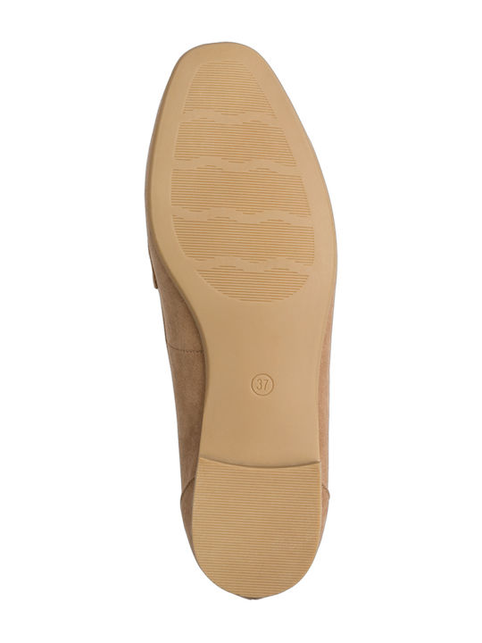 Γυναικεία Loafers σε Μπεζ Χρώμα