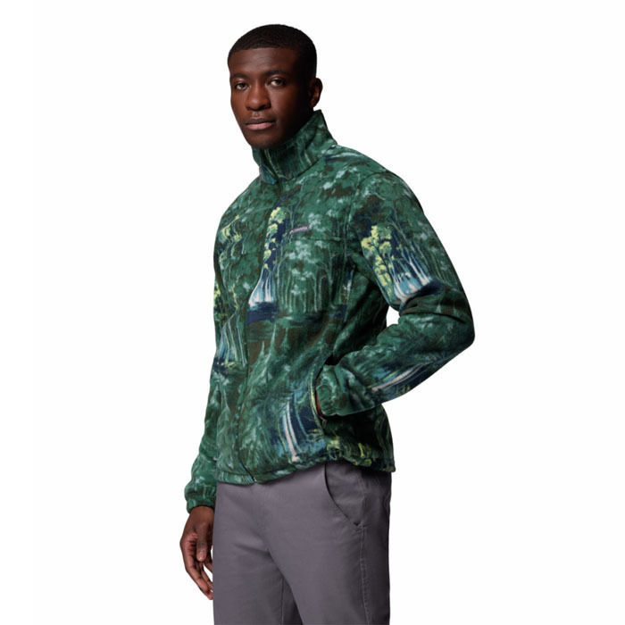Columbia Steens Mountain Men's Fleece Cardigan Green 1478231-375