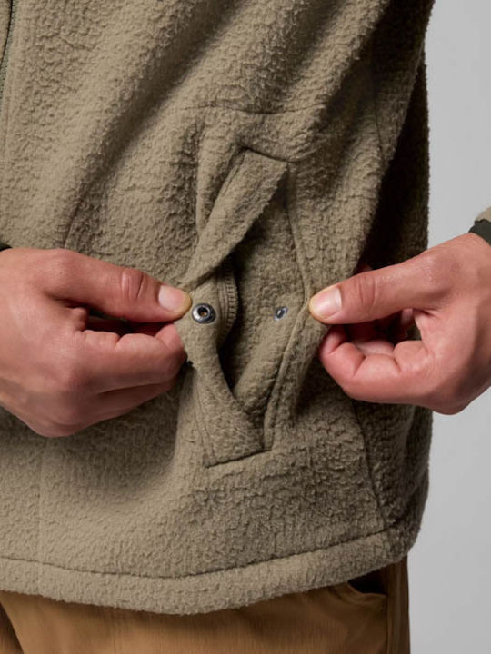 Ridge Men's Fleece Cardigan Green