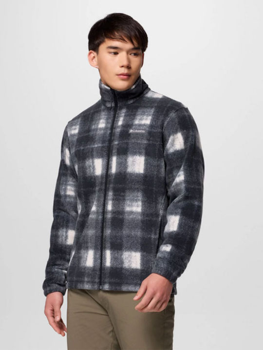 Steens Mountain Men's Fleece Cardigan Gray
