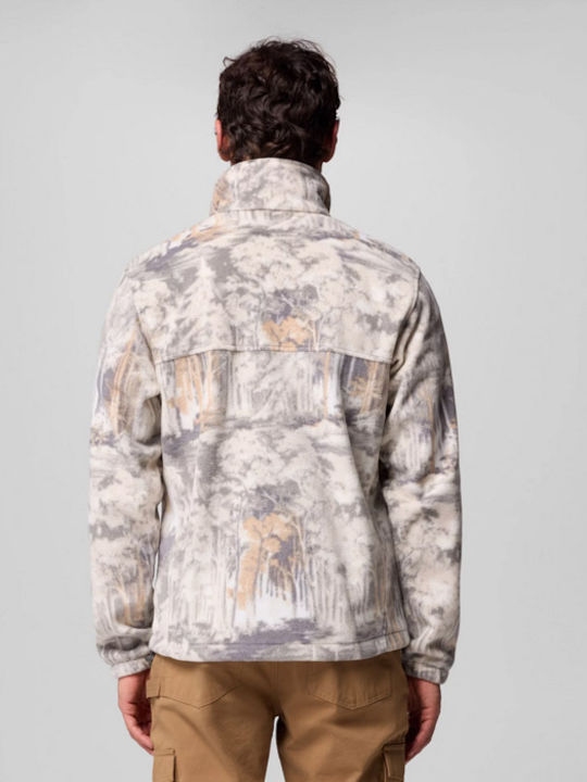 Steens Mountain Men's Fleece Cardigan Gray