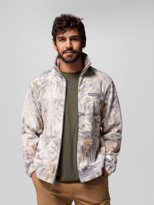 Steens Mountain Men's Fleece Cardigan Gray