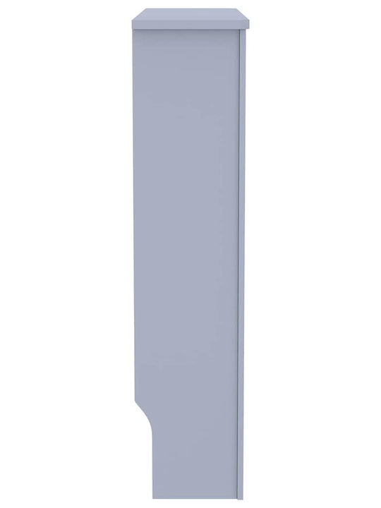 vidaXL Heizkörperabdeckung aus Spanplatte Grau 78x19x81.5cm 2Stücke