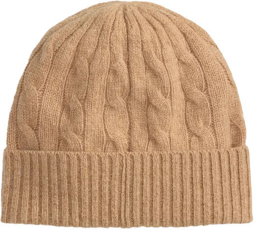 Beanie Beanie Knitted in Brown color