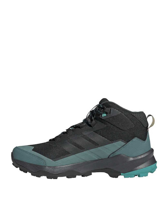 adidas Terrex Skychaser Ax5 Ανδρικά Ορειβατικά Μποτάκια Αδιάβροχα με Μεμβράνη Gore-Tex Core Black / Carbon / Pure Teal