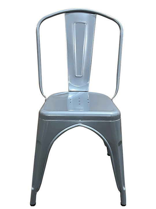 Scaun de exterior Metalic Gray 44x49x84cm