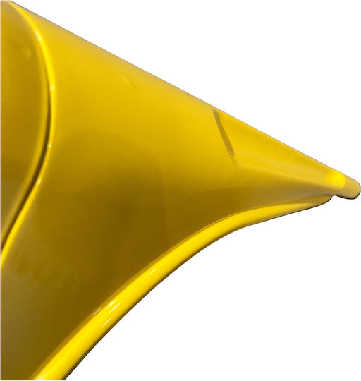 Scaun de exterior Metalic Galben 44x49x84cm