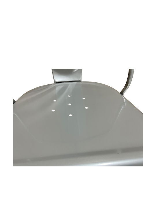 Scaun de exterior Metalic Gray 44x49x84cm