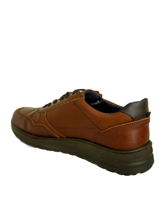 Men's Leather Casual Shoes Tabac Brown