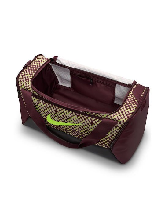 Nike Brasilia Τσάντα Ώμου για Γυμναστήριο Καφέ