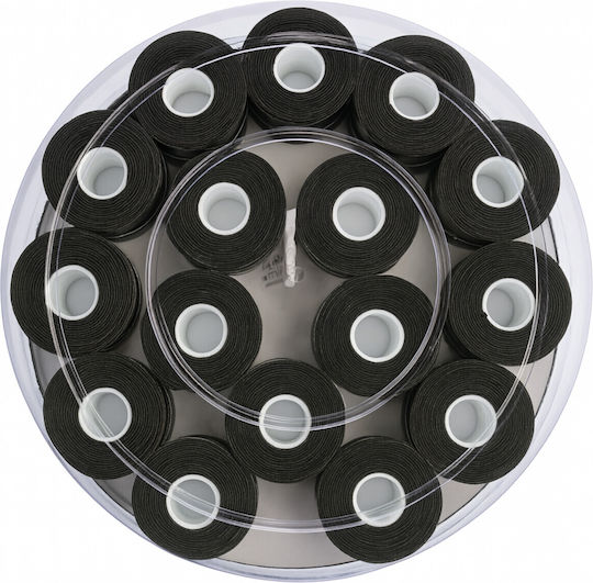 E-tennis Perforierte Overgrips X 60 Schwarze