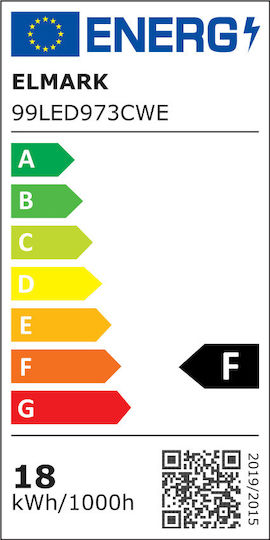 LED-Panels Rund Vertieft 18W 6400K+ Sicherheitskit LED-Panels Rund Vertieft 18W 6400K+ Sicherheitskit